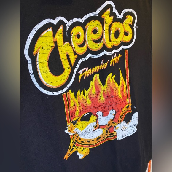 Hot Cheetos T-Shirt Sz M Black Graphic Tee Short Sleeve Rue21 NWT $21.99 - Picture 3 of 7